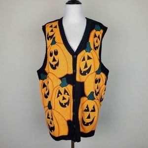 Quacker Factory Jack-o-Lantern Vest